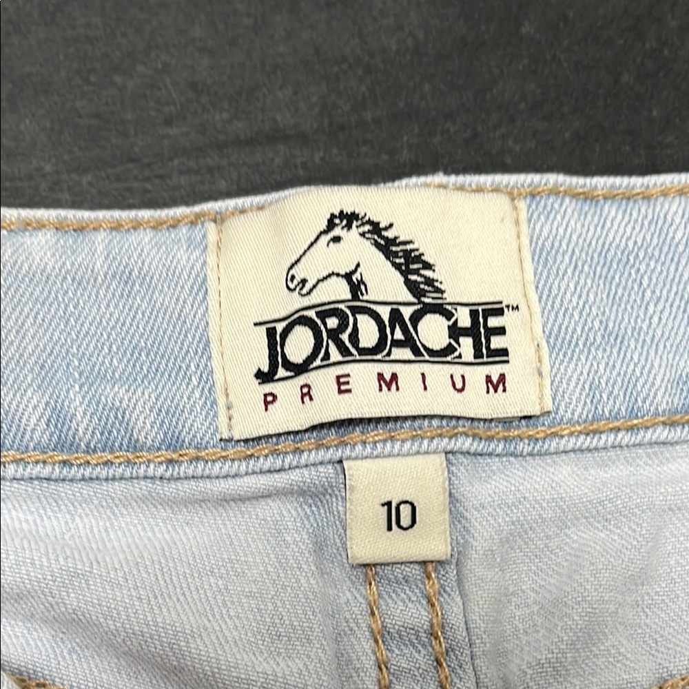 Jordache girls High-Waisted Distressed Denim Shorts size 10 - Picture 4 of 7
